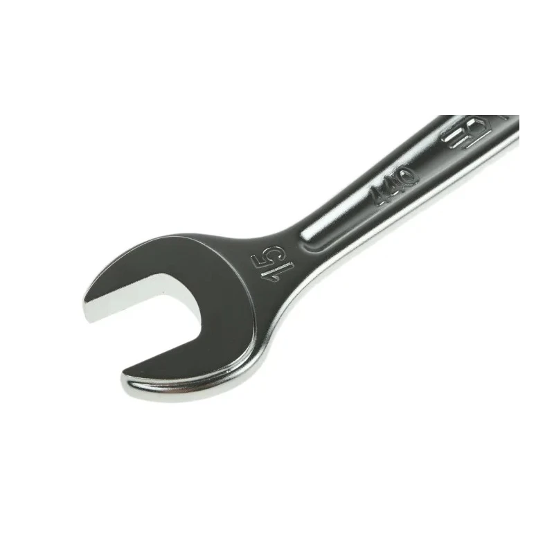 Facom Combination Spanner 4 to 41 mm, 185mm Overall Length Satin Chrome Finish 12 Point Offset Angle 15° 440.15
