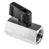 RS PRO Chrome Plated Brass Hydraulic Ball Valve G 3/8 in Threaded Port 2 Ports 30 bar 486-340