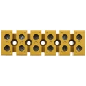 Weidmüller SAK Series Non-Fused Terminal Block, 6-Way, 690V, 41A Current, Screw Mount, Melamine Body, Nickel 7906260000