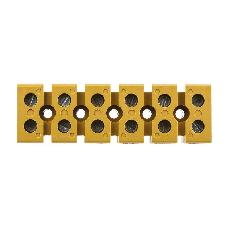 Weidmüller SAK Series Non-Fused Terminal Block, 6-Way, 690V, 41A Current, Screw Mount, Melamine Body, Nickel 7906260000