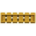 Weidmüller SAK Series Non-Fused Terminal Block, 6-Way, 690V, 41A Current, Screw Mount, Melamine Body, Nickel 7906260000