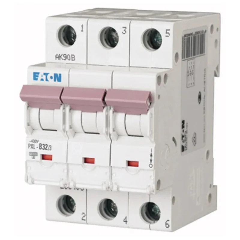 Eaton xPole PXL Miniature Circuit Breaker, 3-Pole, 32A, Type C, 400V AC, 48V DC, 10kA Breaking Capacity 236429 PXL-C32/3