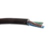 RS PRO 3 Core Power Cable Black 1.5mm² 70°C 100 m PVC Jacket H05VV-F 491-998