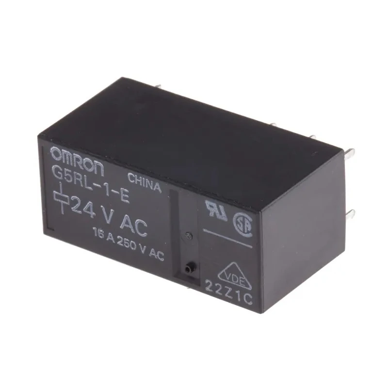 Omron PCB Power Relay 24V AC Coil 16A Switching Current SPDT G5RL-1-E AC24