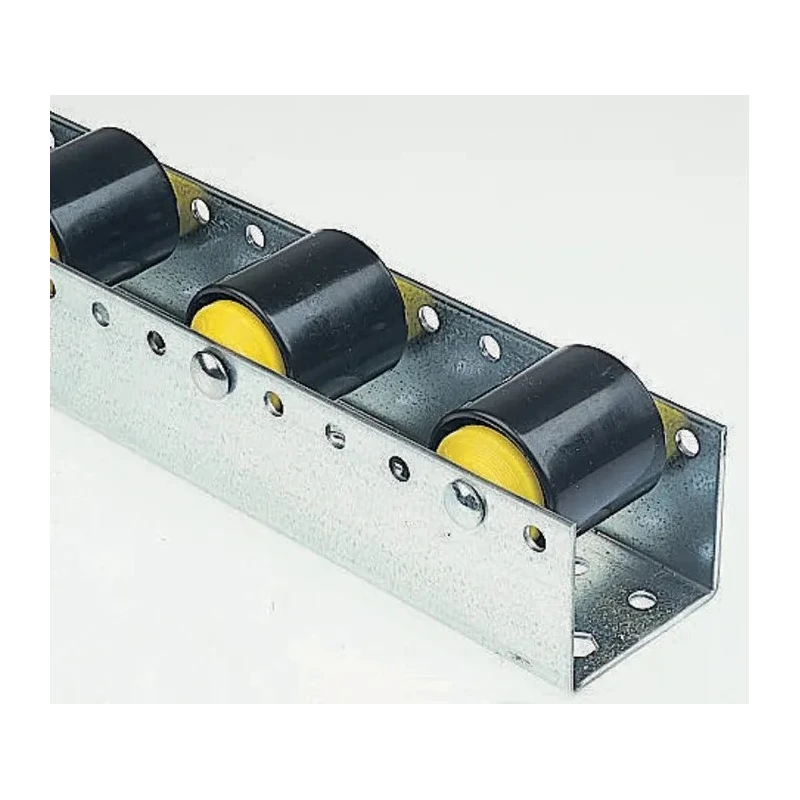 Interroll Heavy Duty Conveyor Roller Track 50 mm Diameter, 51.3 mm Width, 2002 mm Length BU50(19WHEELS)
