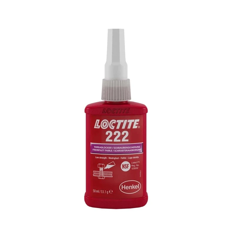 Loctite Purple Threadlocking Adhesive Bottle 50 ml Low Strength 24 h Cure Time Model 231501