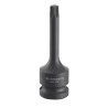 Facom Impact Socket 60 mm Torx Chrome Molybdenum Steel, 1/2 in Drive, 78 mm Length NSX.60L