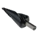 EXACT High Speed Steel Hex Shank Step Drill Bit 4 to 12 mm Titanium Aluminium Nitride Coated 4407023