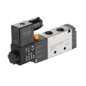 RS PRO Pneumatic Solenoid Valve 5/2 Pilot Manifold Stand Alone 24V 8 Bar 5 Ports 235-1246