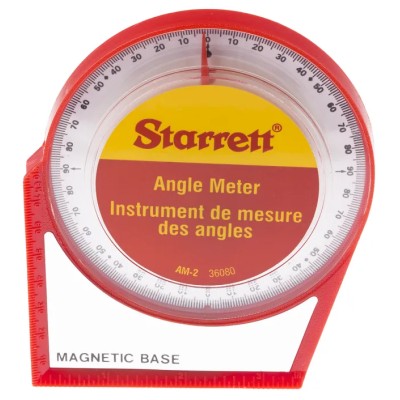LS Starrett Imperial Protractor with Magnetic Base and Rear Face AM-2