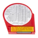 LS Starrett Imperial Protractor with Magnetic Base and Rear Face AM-2