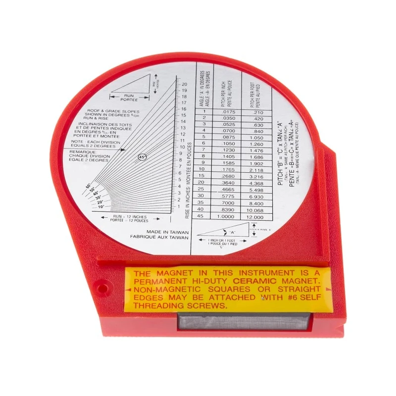 LS Starrett Imperial Protractor with Magnetic Base and Rear Face AM-2