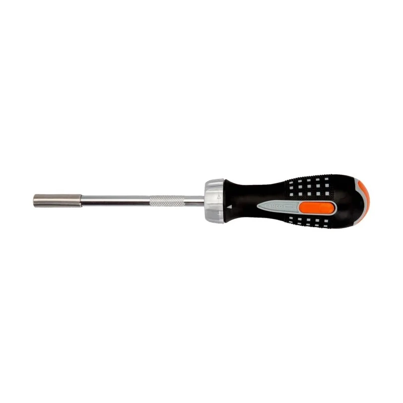 Bahco Ratcheting Screwdriver Bit Set 255mm Length 1/4 Inch Drive Stainless Steel 7 Pieces 808050