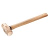 Facom Beryllium Copper Alloy Head Non-Sparking Sledge Hammer with Wood Handle, Head Weight 3.4 kg, Overall 1261H.250SR