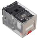 Omron Power Relay, 24V AC Coil Voltage, 10A Switching Current, DPDT Contact Configuration MKS2PIN 24VAC