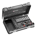 Facom 46-Piece 1/4 in Hexagon Ratchet Socket Set R.2BLPB