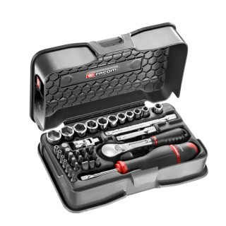 Facom 37-Piece 1/4 in 6 Point Socket Set RL.161-6P6