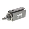 SMC 15 mm Pneumatic Piston Rod Cylinder Double Acting Panel Mount Aluminium Body 58.5mm Length Stroke 15mm CDJP2B16-15D