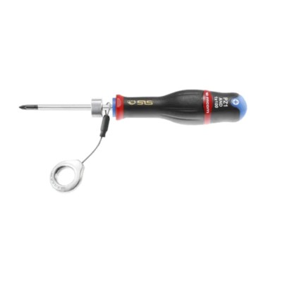 Facom Standard Pozidriv Screwdriver PZ3 Tip 150 mm Blade Silicon Carbon Bi Material Grip AND3X150SLS