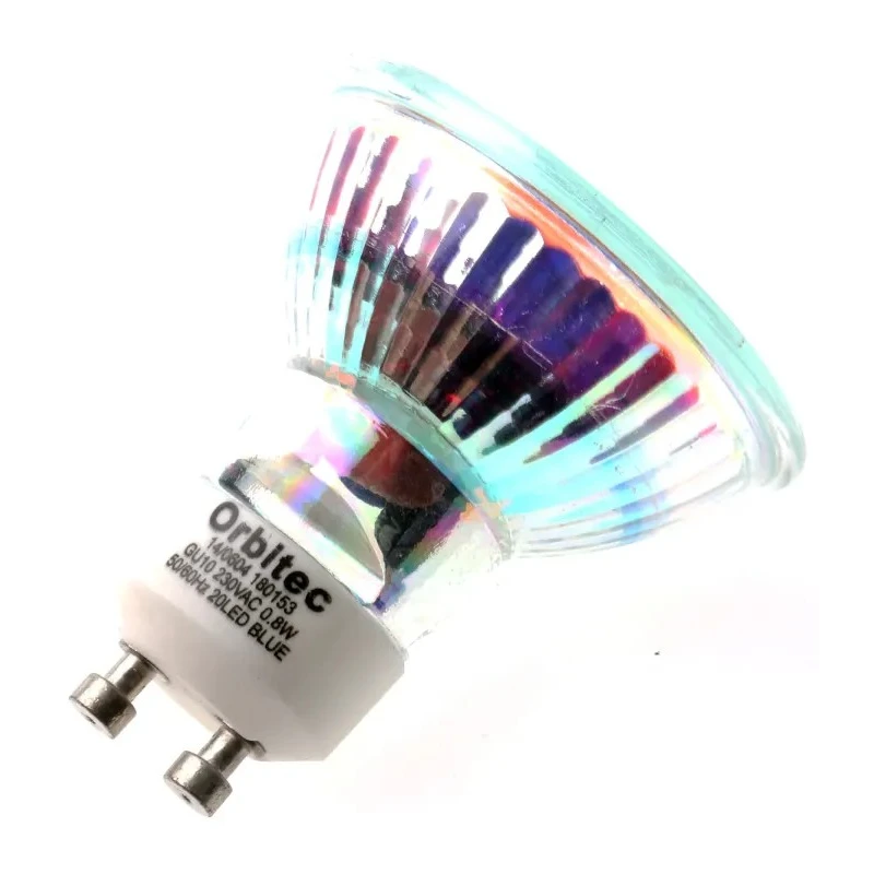 Orbitec PAR16 GU10 LED Reflector Lamp 4W Blue 230V 40lm 50mm Diameter 52mm Length 180153