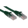 RS PRO Cat5e Ethernet Cable 1 m Green RJ45 Male to RJ45 Male U/UTP Low Smoke Zero Halogen 556-449