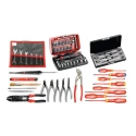 Facom 69 Piece Electrician Tool Kit with Metal Box 2132.EL31