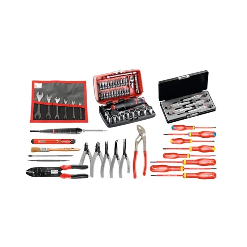 Facom 69 Piece Electrician Tool Kit with Metal Box 2132.EL31