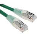 RS PRO Cat5e Ethernet Cable, 0.5 m, Green RJ45 Male to RJ45 Male F/UTP PVC 557-008
