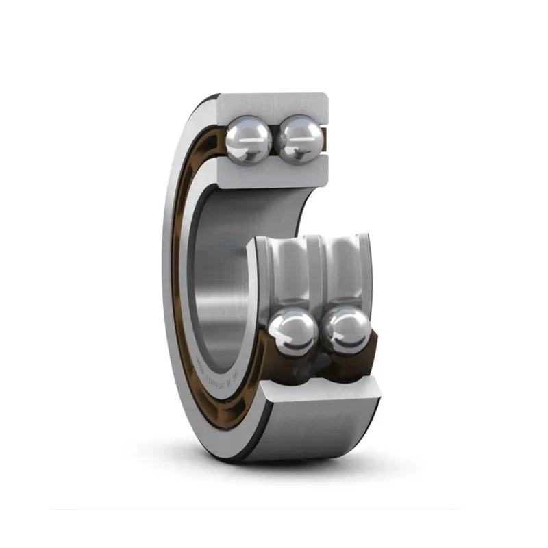 SKF Double Row Deep Groove Ball Bearing 40 mm ID 80 mm OD 23 mm Width Non-Metallic Cage Steel Balls Open End 4208 ATN9