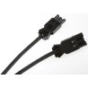 Wieland GST18i3 Series 3-Pole 16A 250V Male/Female Screw-Termination Cable Assembly 6m Length IP40 92.232.6060.1