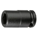 Facom 18 mm 3/8 in Drive 6-Point Impact Socket Chrome Molybdenum Steel Manganese Phosphate Finish NJ.18A