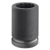 Facom 19 mm 3/4 in Drive Standard Impact Socket Chrome Molybdenum Steel Manganese Phosphate Finish NKD.19A