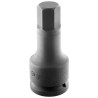 Facom 22 mm 3/4 in Drive Hexagon Impact Socket, 100mm Length NKHM.22