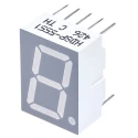 Avago Technologies 1 Digit 7 Segment Red LED Display Anode 1.48mcd 14.2mm HDSP-5551