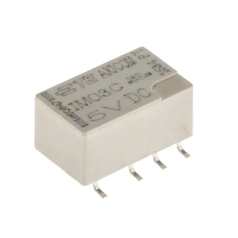 TE Connectivity Surface Signal Relay, 5V DC Coil, 2A Switching Current, DPDT Contact Configuration, Surface Mount IM03CGR