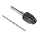 RS PRO Drill Chuck 0.5-3.5 mm Capacity 63 mm Length Steel Anodised Black Finish 600-745