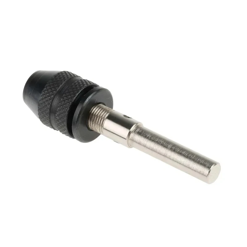 RS PRO Drill Chuck 0.5-3.5 mm Capacity 63 mm Length Steel Anodised Black Finish 600-745