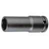 Facom 24 mm 3/4 in Drive 6-Point Square Drive Impact Socket, Chrome Molybdenum Steel, Manganese Phosphate Finish NKB.24