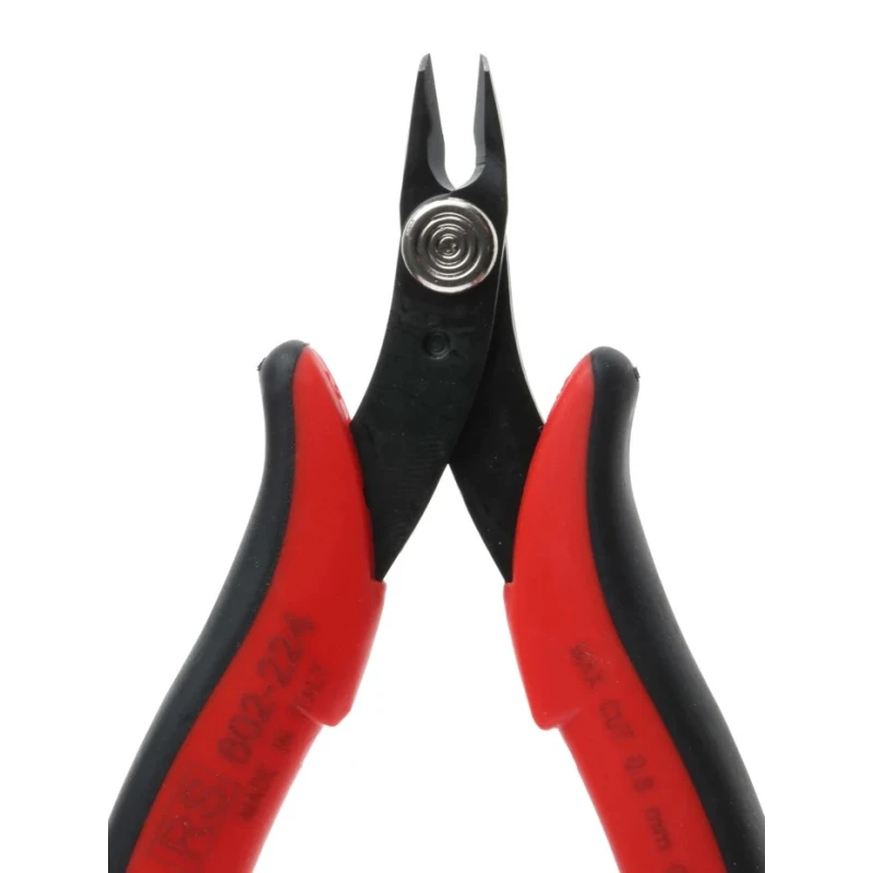 RS PRO Flush Cable Cutter Side Cutter with 10mm Jaw Width, 132mm Overall Length, Steel Jaw, Bi-Metal Handle 602-224