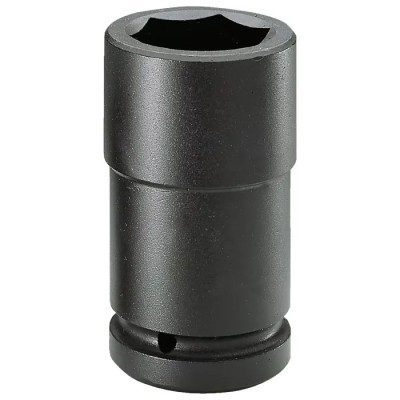 Facom 22 mm 1 in Drive 6 Point Metric Impact Socket, Chrome Molybdenum Steel, 100mm Length NM.22LA