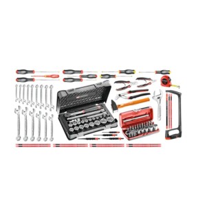 Facom 96 Piece Industrial Maintenance Tool Kit with Box CM.100A