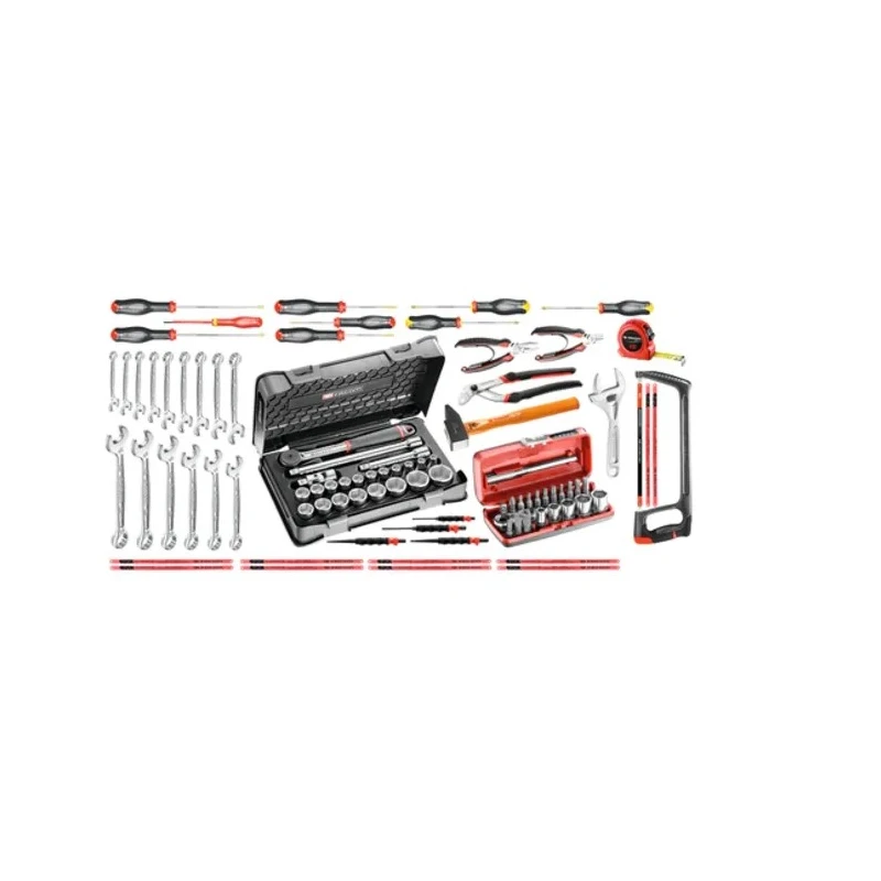 Facom 96 Piece Industrial Maintenance Tool Kit with Box CM.100A