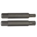Facom Screwdriver Bit Set 1/4 in Tip, XZN M8 & M10 Size, Square Drive, 330 mm Length DM.APR-2