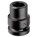 Facom Impact Socket 19.05 mm Socket Size 12.7 mm Drive Size, Chrome Molybdenum Steel, Manganese Phosphate Finish NS.3/4A