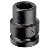 Facom 27 mm 12.7 mm Drive Standard Impact Socket, 43 mm Length NS.27A