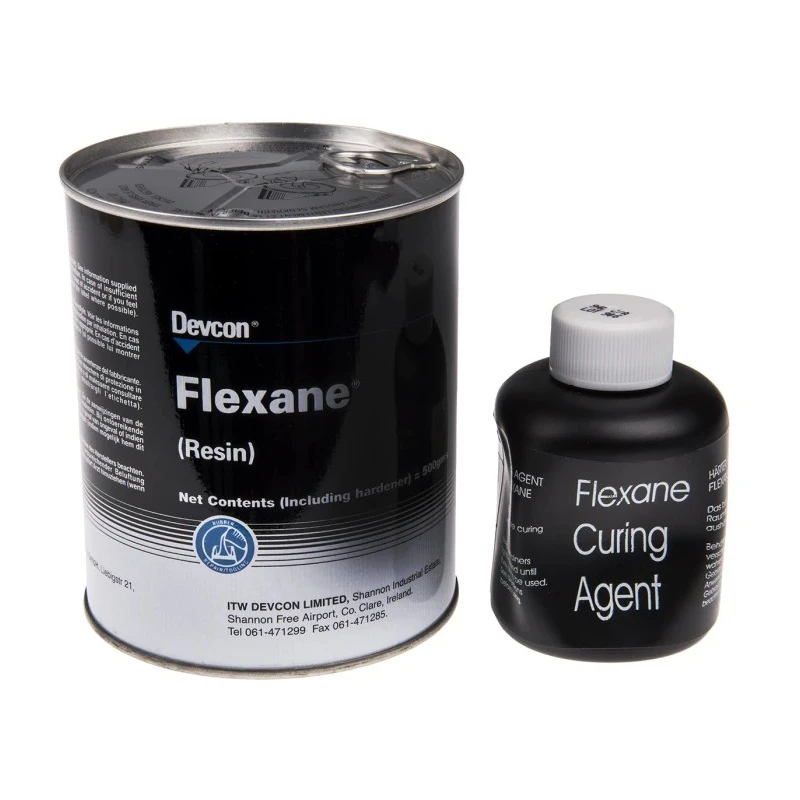 ITW Devcon Urethane Liquid FLEXANE 80/94L HARDENER, FLEXANE 94L RESIN 500g 82°C Operating Temp 15250