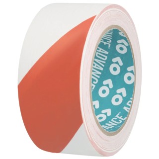 Advance Tapes Red Polyvinyl Chloride Hazard Tape 50mm Width 33m Length 0.14mm Thickness AT8