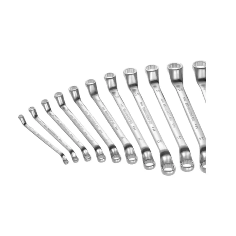 Facom 14-Piece Offset Ring Spanner Set, Size Range 6 x 7 to 38 x 42 mm 55A.JE14