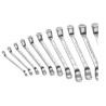 Facom 14-Piece Offset Ring Spanner Set, Size Range 6 x 7 to 38 x 42 mm 55A.JE14