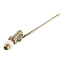 Pegler Yorkshire 1/2 in Brass Body Float Valve with 0.31 in Thread Lever, Copper Float, 14 bar Maximum Pressure 514017